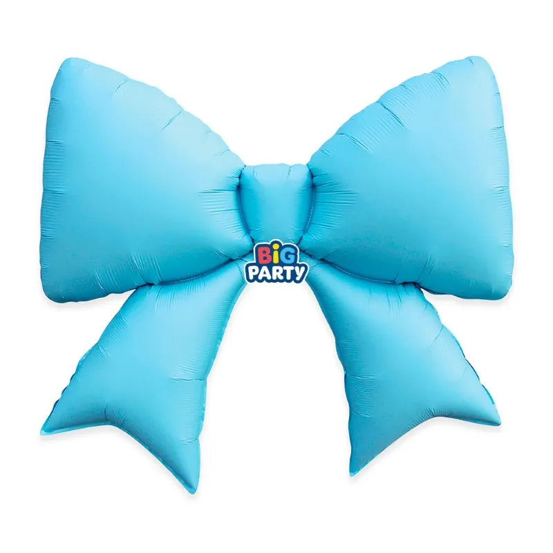 Palloncino Foil a Forma 98 x 75 cm Fiocco Gigante Celeste