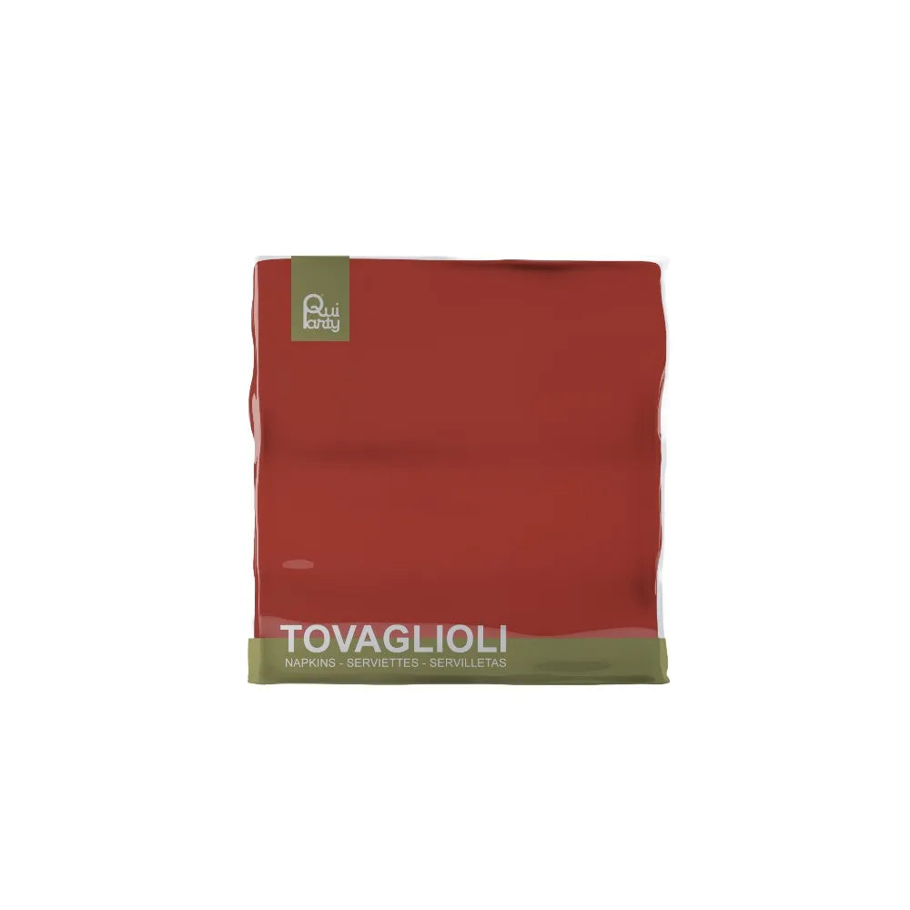 TOVAGLIOLO CM.33X33 2VELI PZ.40 MATTONE