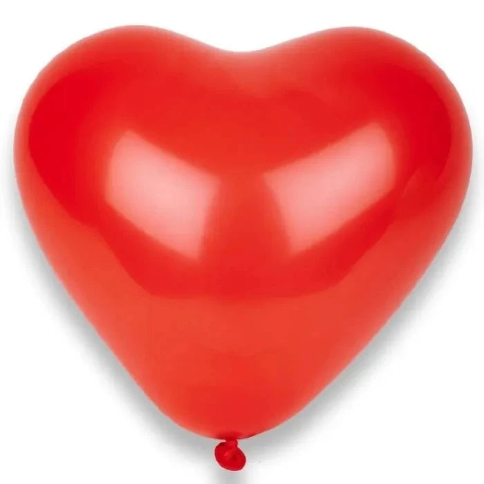 100pz Palloncini professionali a Cuore 12 pollici 30 cm Rosso pastello