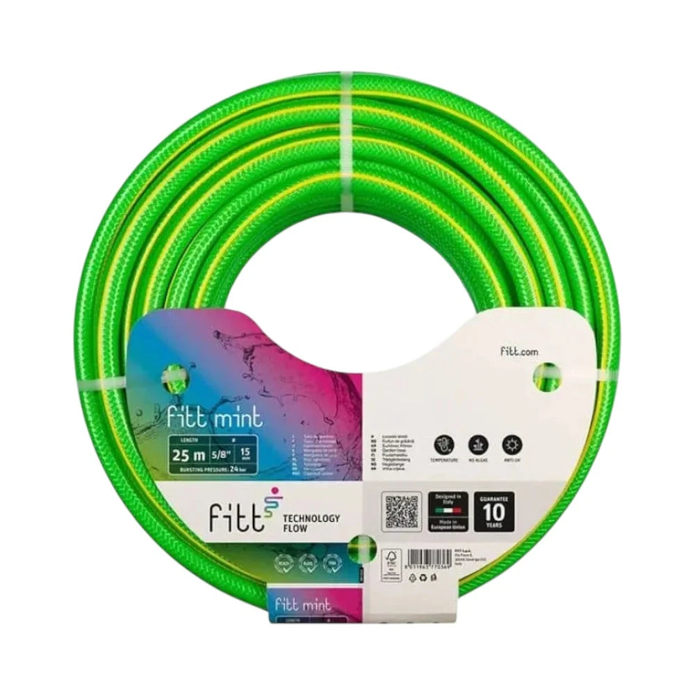 Tubo PVC retinato per irrigazione 25 metri