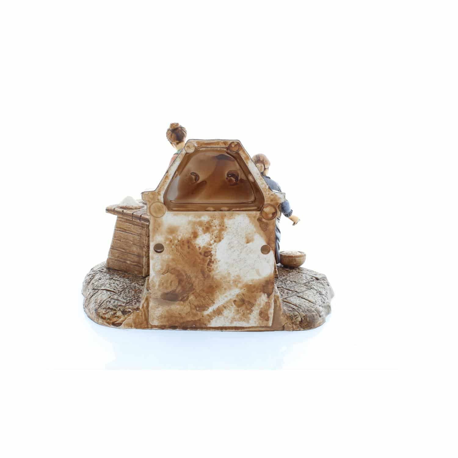Pastori Statuina Gruppo cucina 10 cm per presepe Landi Moranduzzo