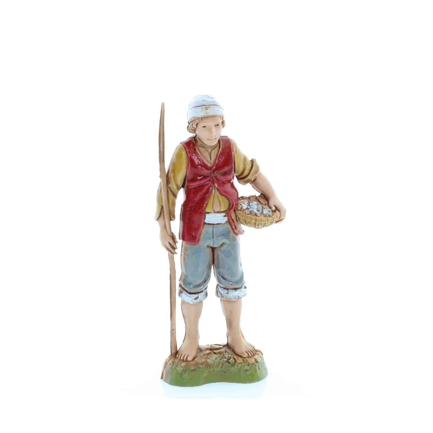 Pastore statuina Moranduzzo Pescatore stile 700 cm 10 per presepe