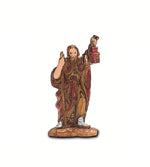 Pastore statuina Pastore con lanterna 3,5 cm di plastrica Moranduzzo per presepe