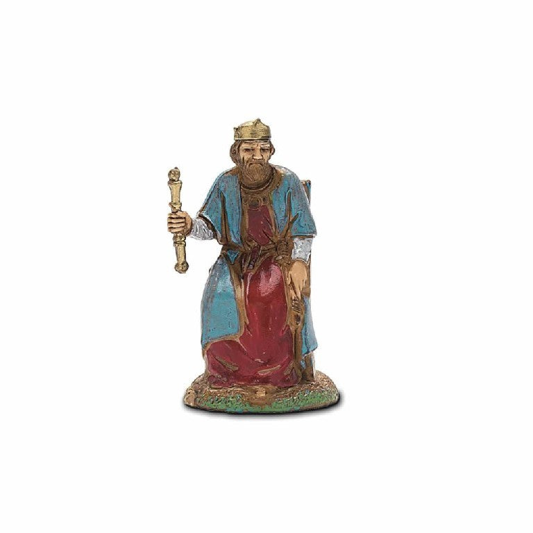 Pastore statuina Re Erode 6 cm di plastica Moranduzzo per presepe