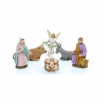 Pastore statuine Natività 12 cm di plastica Moranduzzo 6 Pz per presepe