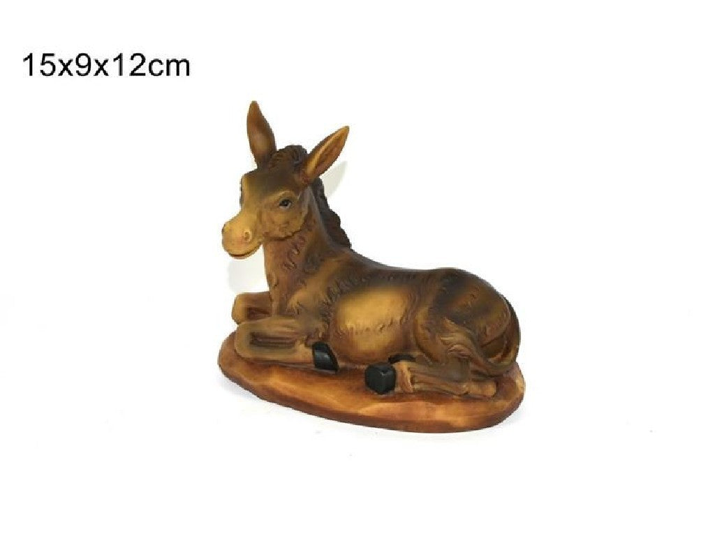 Pastore Statuina Asinello 15 cm per presepe 15x9x12 cm