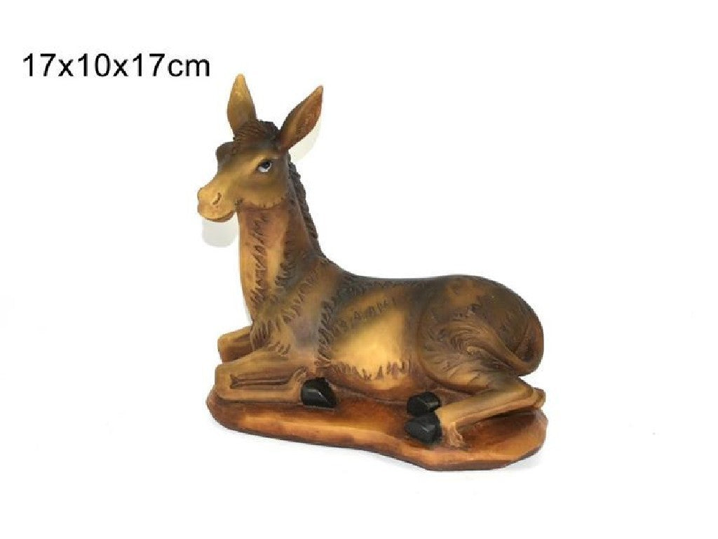 Pastore Statuina Asinello 17cm per presepe 17x10x17 cm