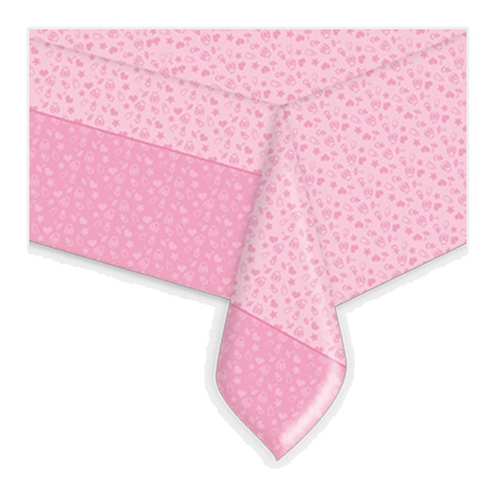 Tovaglia in plastica Rosa Baby 140x270 cm