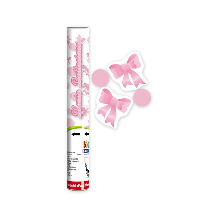 Cannone sparasoldi Il Mio Battesimo Rosa 30 cm