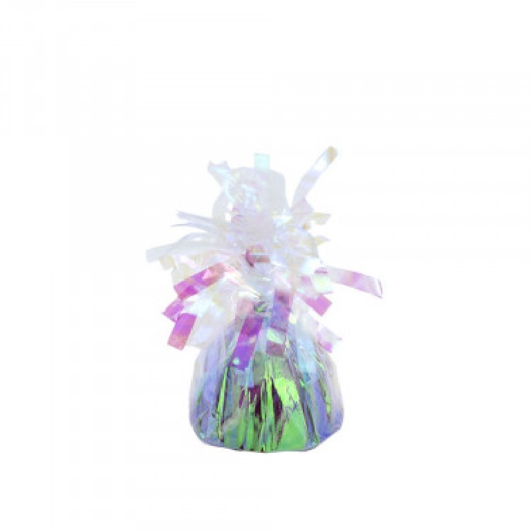 Pesetto ciuffo Iridescente 170gr per palloncini gonfiati ad elio