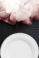 Piatti di carta 27cm Silver Grace Argento 8Pz