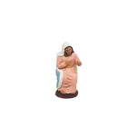Pastori Statuina Madonna terracotta cm 7 artigianali in terracotta per presepe
