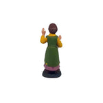 Pastori statuine Donna con provola 7cm di terracotta per presepe