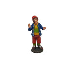 Pastore statuine Uomo con mani aperte 7cm di terracotta per presepe