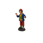 Pastore statuine Uomo con mani aperte 7cm di terracotta per presepe