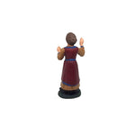 Pastore statuina Donna mani aperte 7cm di terracotta per presepe