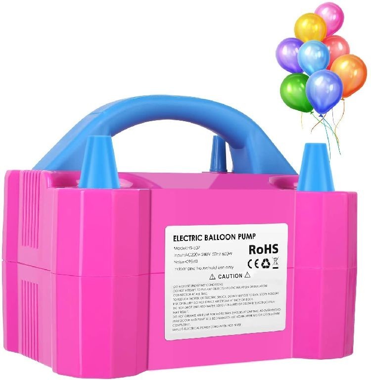 Pompa Gonfiatore elettrico 2 beccucci per Palloncini
