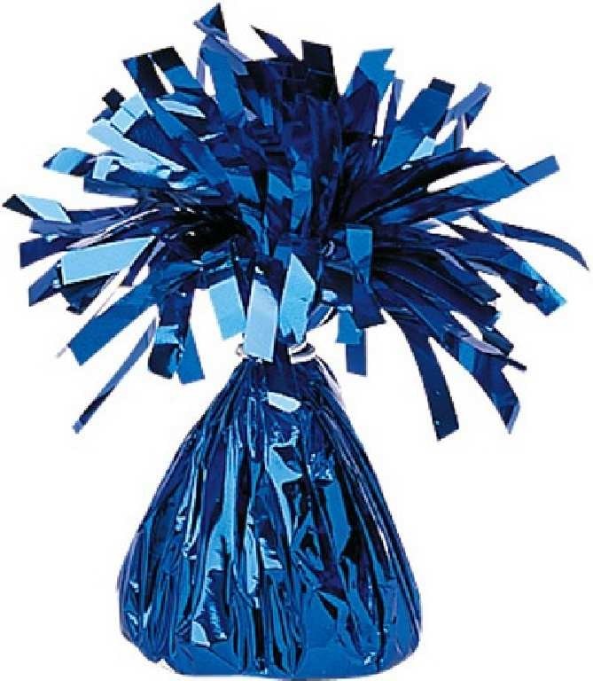Pesetto ciuffo Blu 170gr per palloncini gonfiati ad elio
