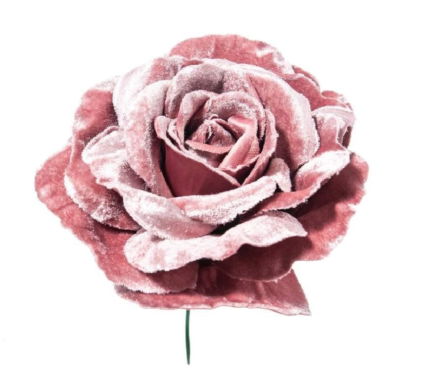 PICK ROSA DELUXE VELVET IN PVC BOX CM.17