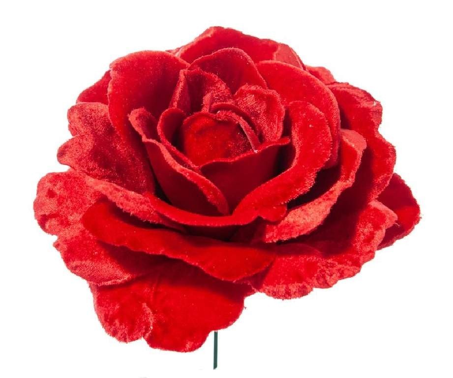 PICK ROSA DELUXE VELVET IN PVC BOX CM.17