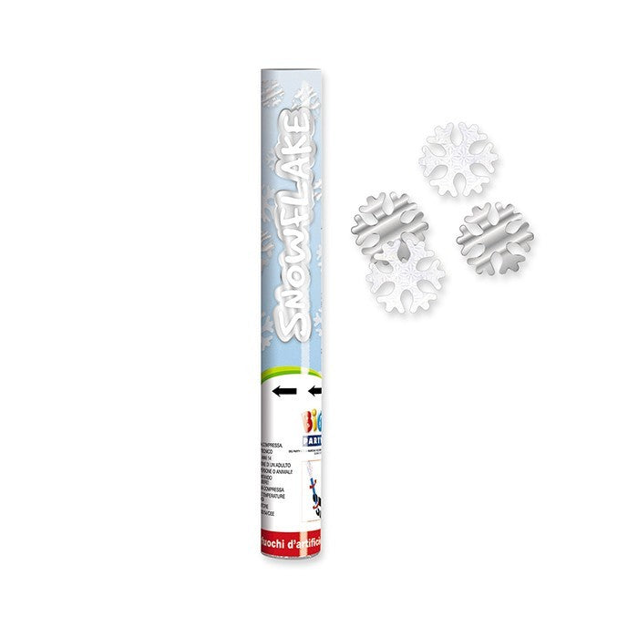 Cannone sparacoriandoli Fiocchi di Neve 30 cm