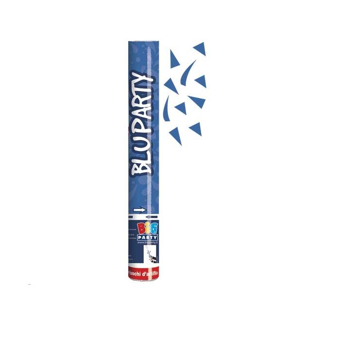 Cannone sparacoriandoli 40 cm Blu