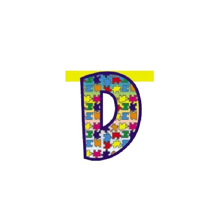 Lettera Party Plast. Lux - D 20 CM