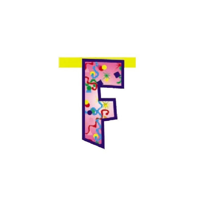 Lettera Party Plast. Lux - F 20 CM