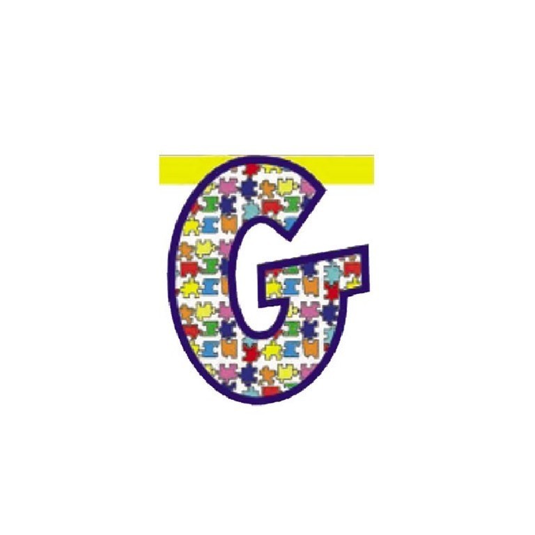 Lettera Party Plast. Lux - G 20 CM