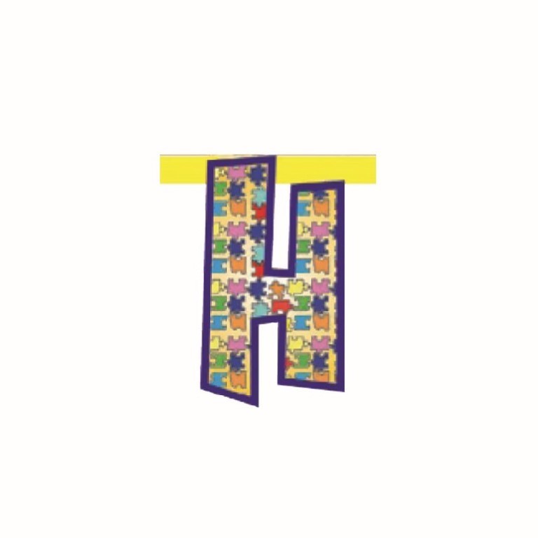 LETTERA PARTY PLAST. LUX - H 20 CM