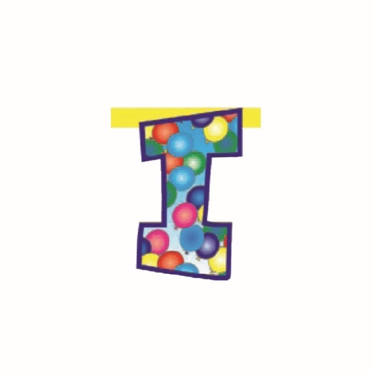Lettera Party Plast. Lux - I 20cm