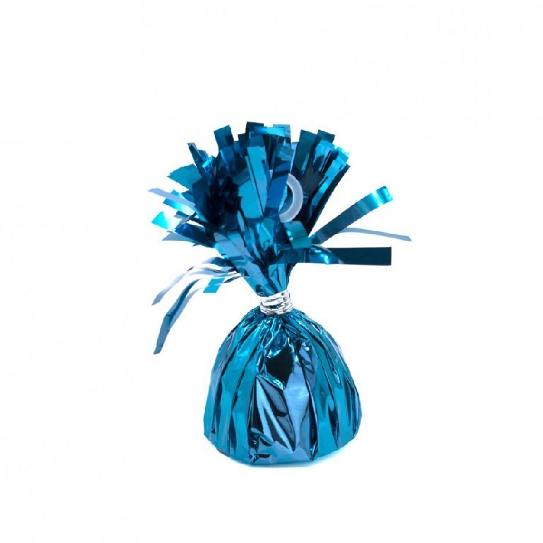 Pesetto ciuffo Turchese 170gr per palloncini gonfiati ad elio