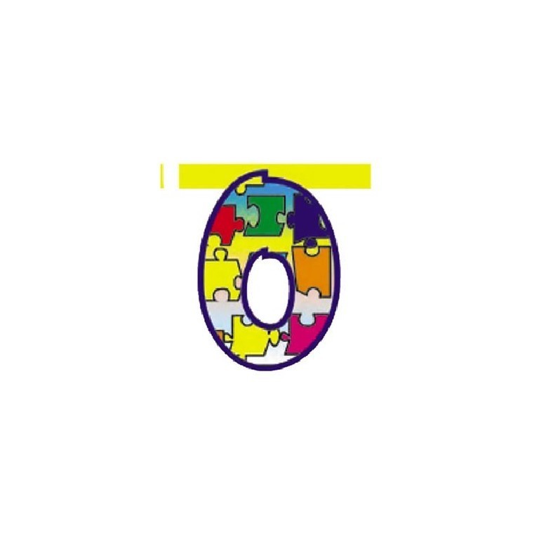 Lettera Party Plast. Lux - O 20 CM