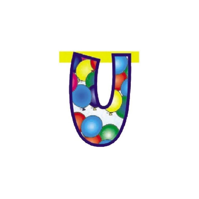 Lettera Party Plast. Lux - U 20 CM