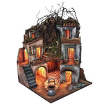 Prese Borgo napoletano stile 700 angolare con pozzo 50x50 cm