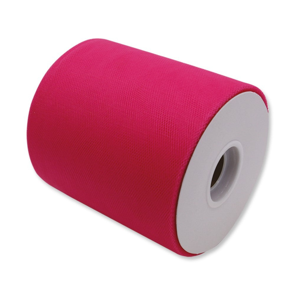 Rotolo tulle Fuxia 12,5cm 100mt