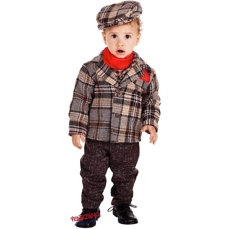 Costume vestito di carnevale Piccolo Vecchietto bambino 0-3 Anni