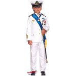 Costume vestito di carnevale Ufficiale di Marina bambino da 3 a 6 anni