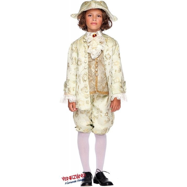 Costume vestito di carnevale Casanova bambino da 7S a 10XL