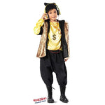 Costume vestito di carnevale Rapper bambino 4-6 anni