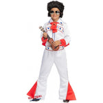 Costume vestito di carnevale Elvis Baby bambino da 4 a 6 anni