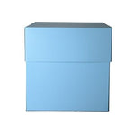 Scatola regalo a sorpresa Box Surprise per palloncini 50x50x50 cm Azzurra