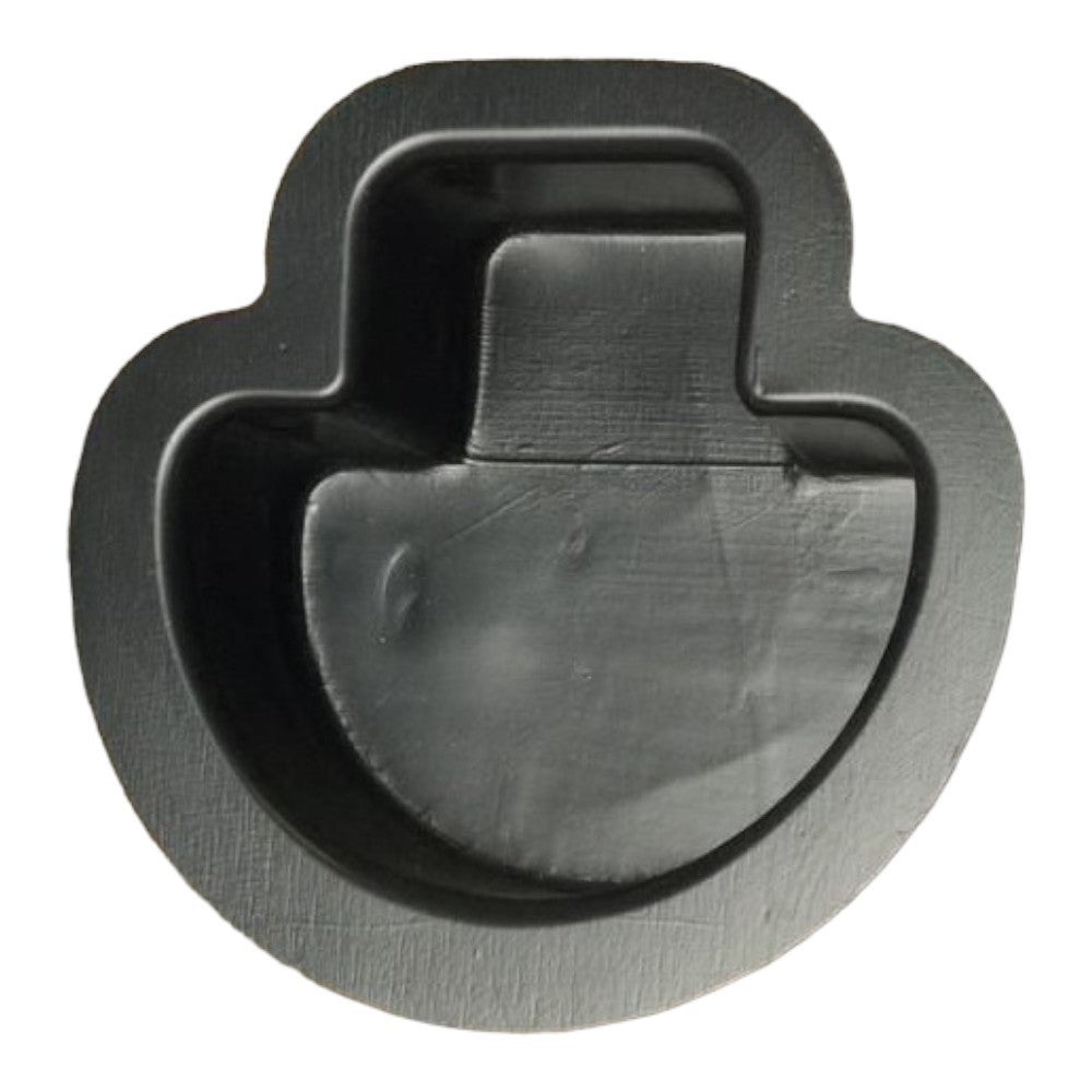 Vaschetta semicerchio per fontana e cascate da presepe cm 19x19x5,5