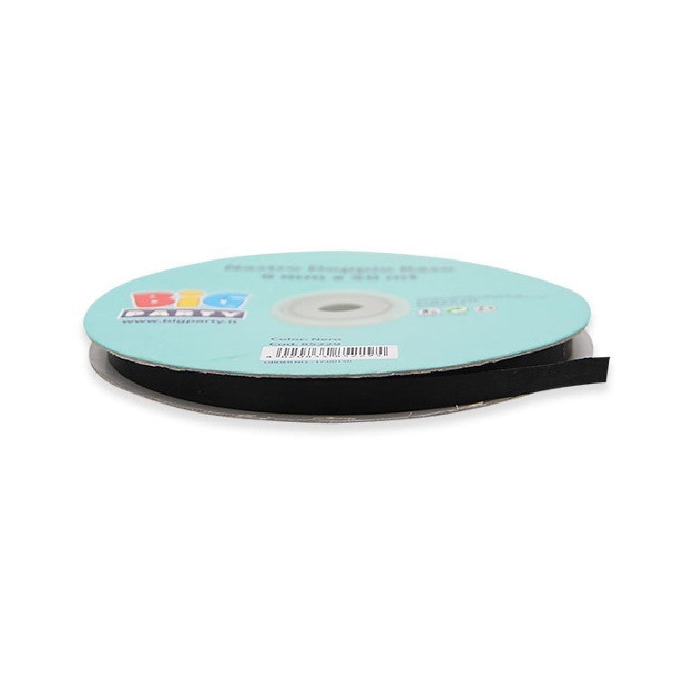 Nastro doppio raso 6 mm x 50 mt Nero
