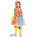 Costume vestito di carnevale Pagliaccetta Prestige bambina baby 4-6 anni