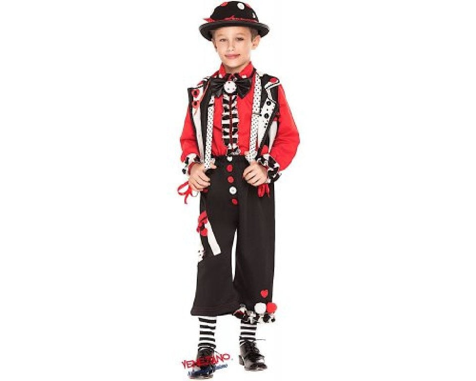 Costume vestito di carnevale Circense bambino 3-6 anni