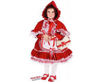 Costume vestito di carnevale Cappuccetto Rosso bambina da 4 a 6 anni