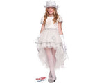 Costume vestito di carnevale Regina dei Ghiacci bambina da 2 a 6 anni
