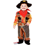 Costume vestito di carnevale piccolo Cowboy bambino da 0 a 3 anni