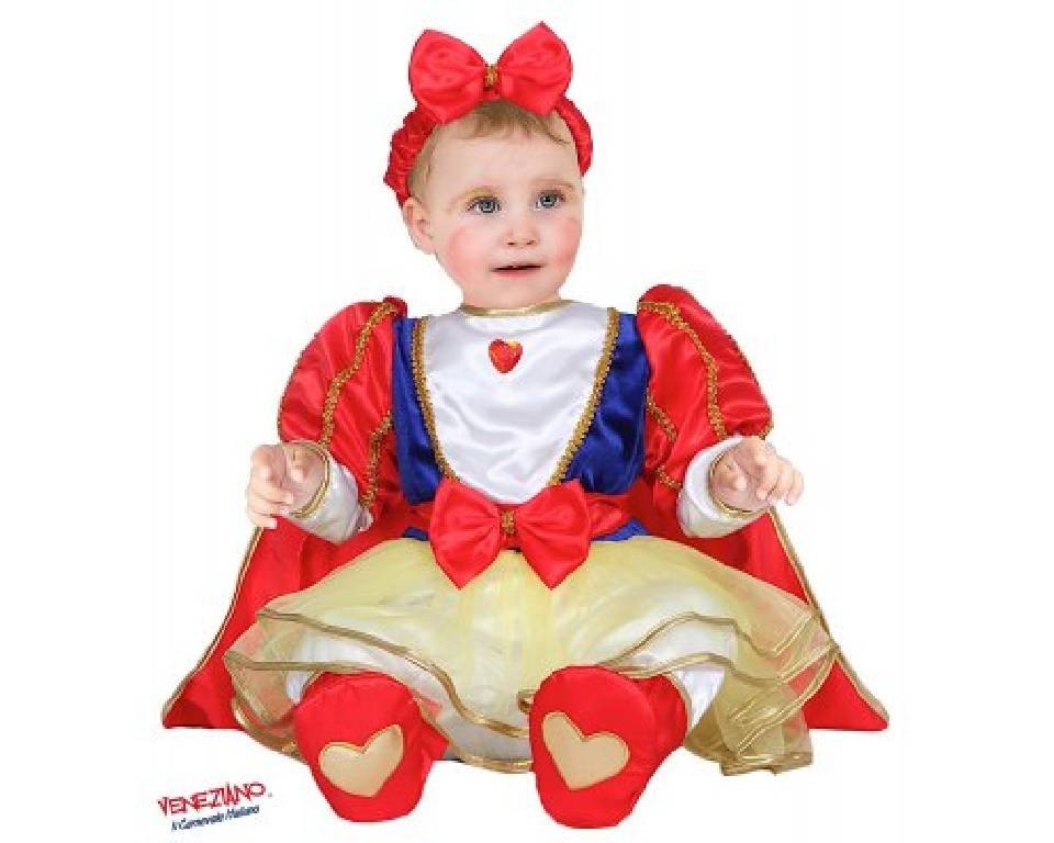 Costume vestito di carnevale dolce Principessa dei boschi bambina da 3 a 12 mesi